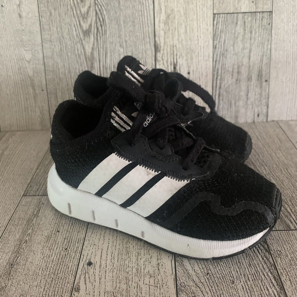 Adidas Swift Run X I FY2184 - Blacks White - Shoes Sneakers - Kids Baby 6K